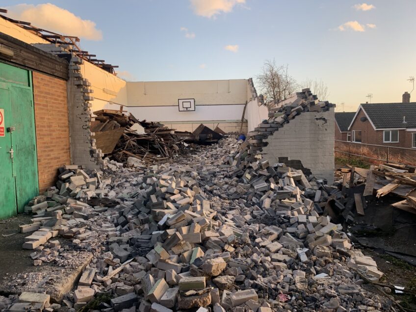 Gym demolition